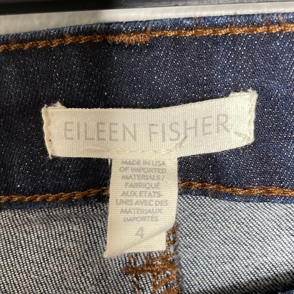 NWOT Eileen Fisher Organic Cotton skinny jeans - Picture 6 of 8